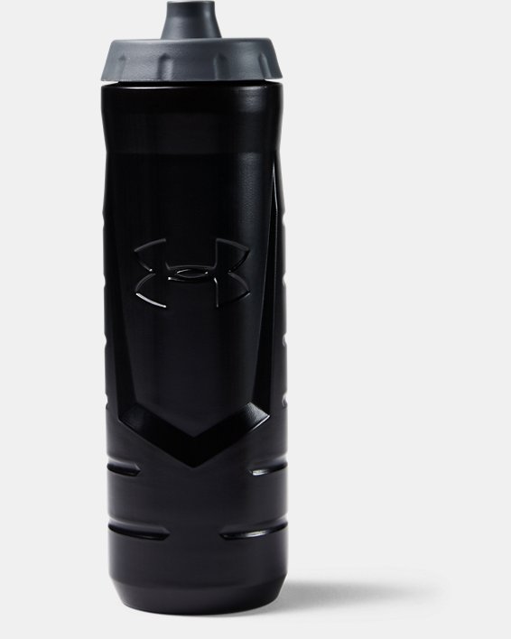 UA Sideline 32 oz. Squeezable Water Bottle in Black image number 0